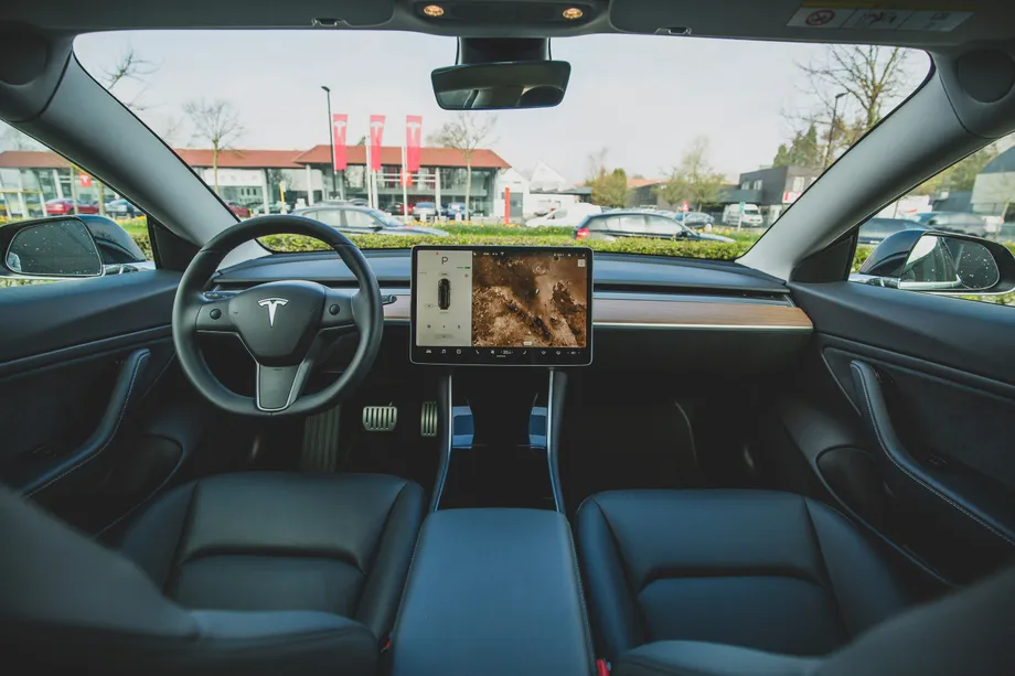 A beautiful car interior